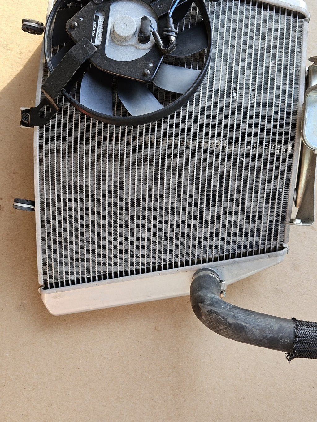 2012-2016 Suzuki GSXR1000 OEM Radiator Cooling Overflow Tank Fan System