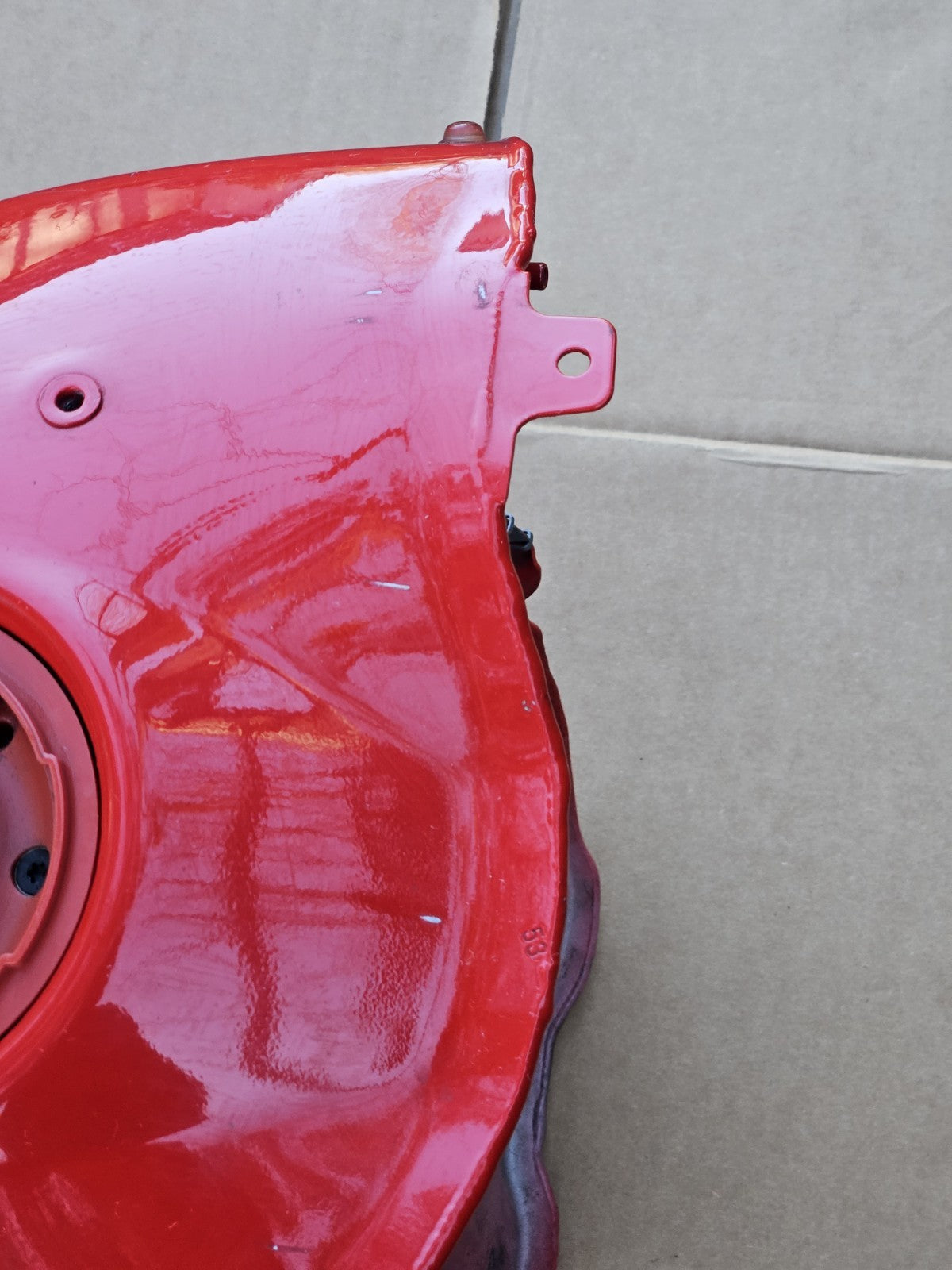 2010-2014 BMW S1000R OEM Fuel Gas Tank Red Petrol Reservoir NO DENTS