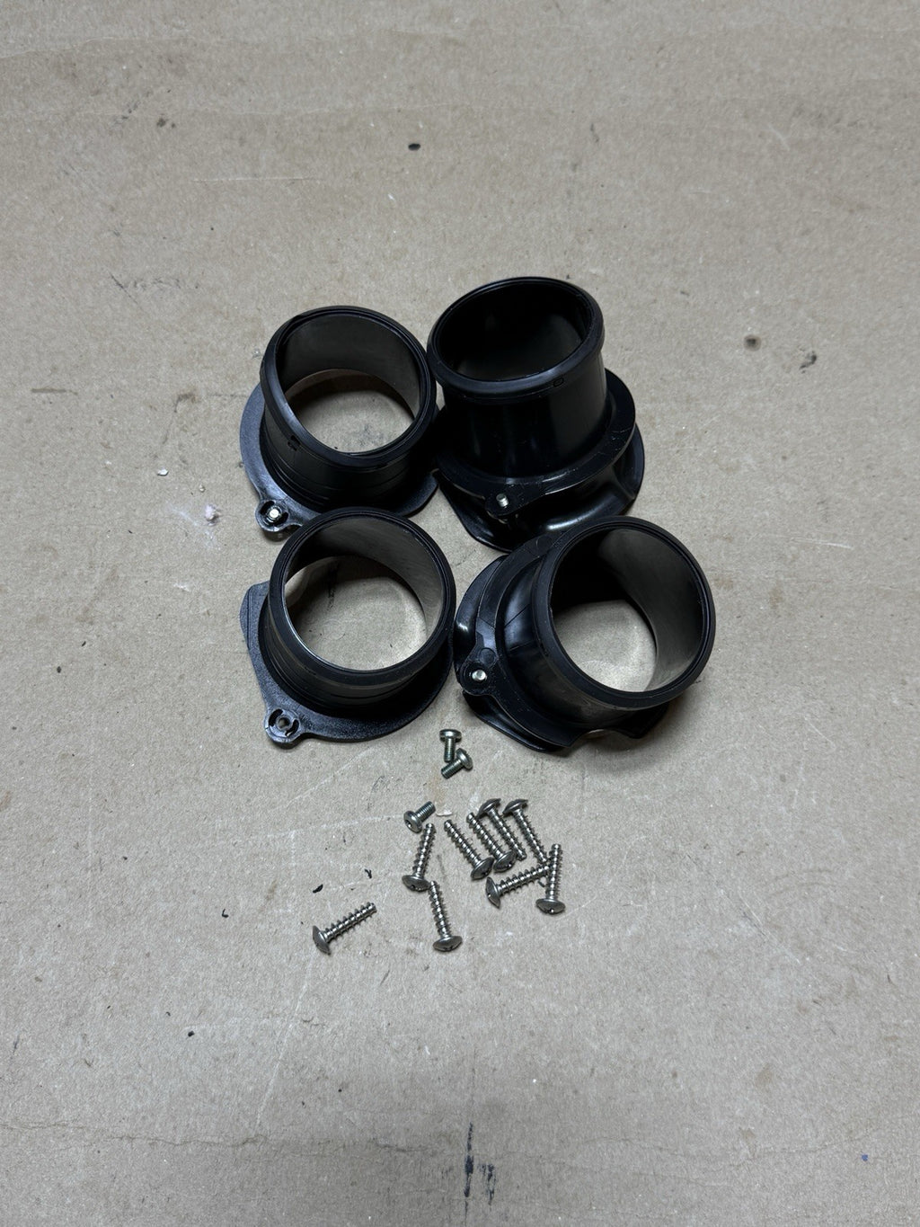 2015-2018 Aprilia RSV4 RR RF Tuono V4 OEM Airbox Intake Velocity Stacks Trumpets