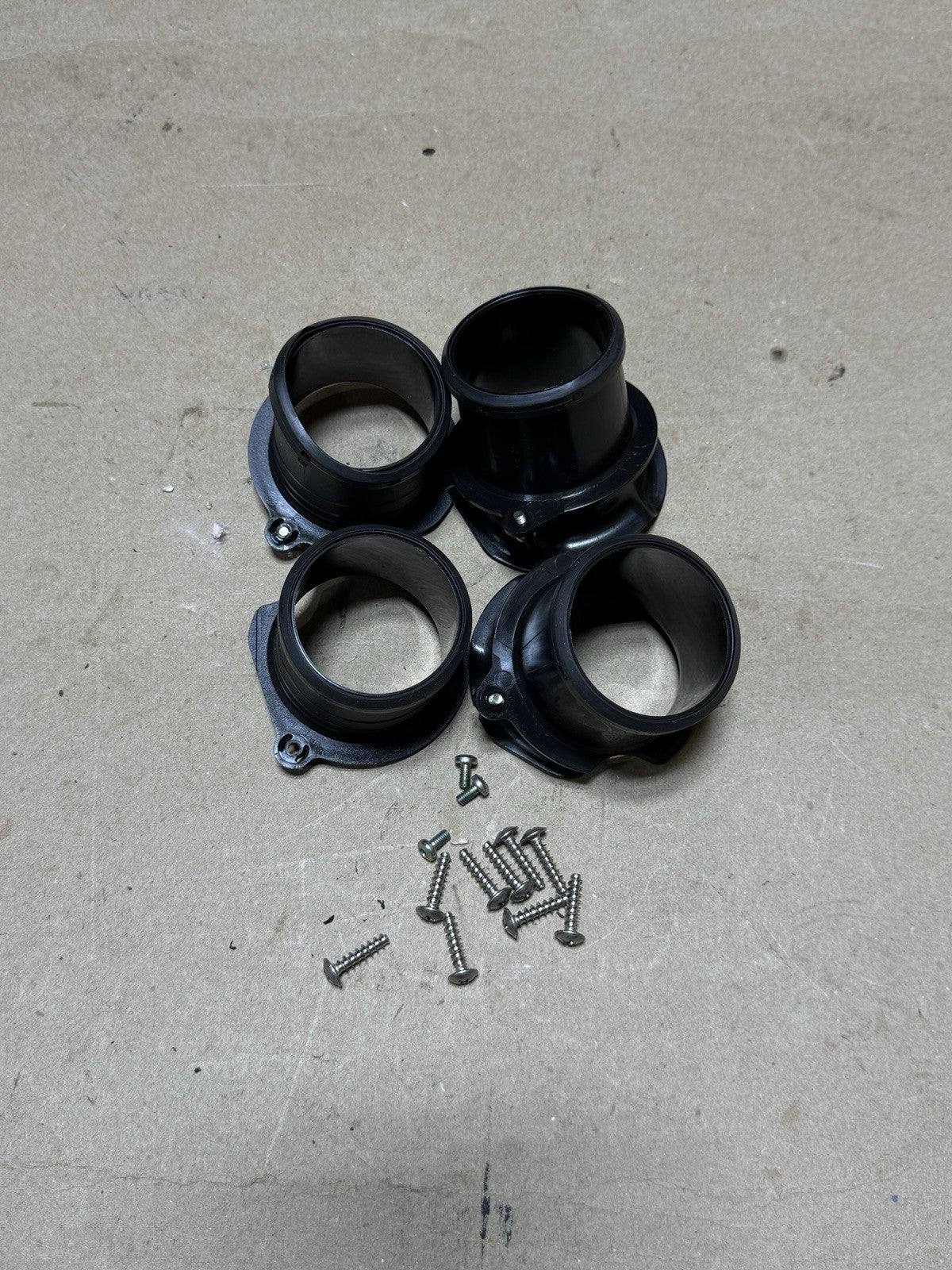 2015-2018 Aprilia RSV4 RR RF Tuono V4 OEM Airbox Intake Velocity Stacks Trumpets
