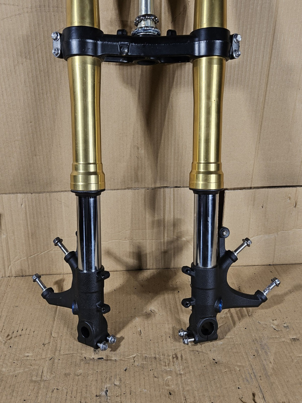 2013 Honda CBR600RR Front Forks Straight Gold Pair OEM 51410-MJC-A11 2013-202016