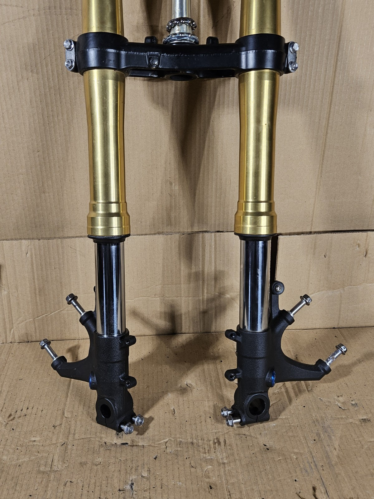 2013 Honda CBR600RR Front Forks Straight Gold Pair OEM 51410-MJC-A11 2013-202016