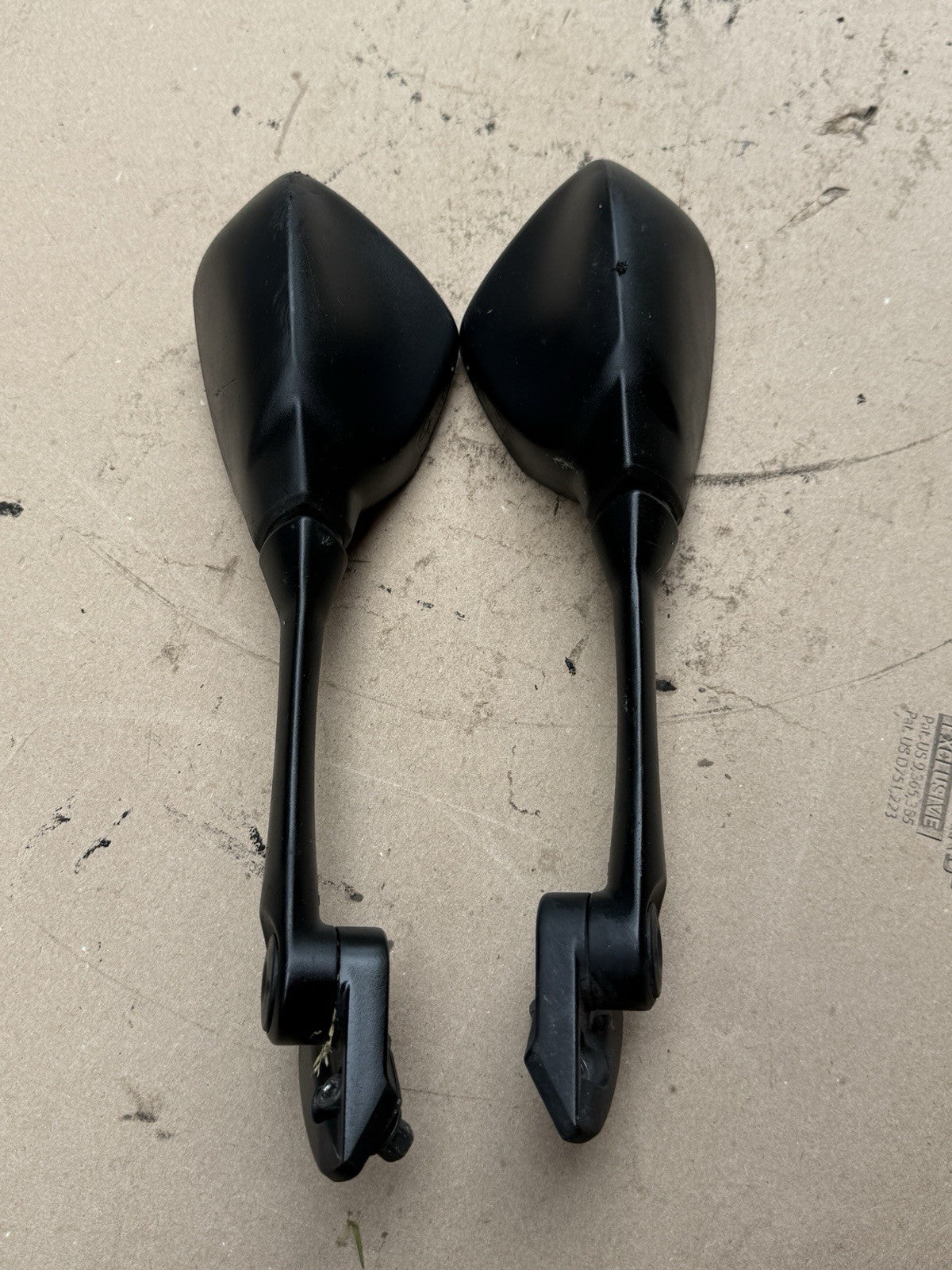 2017-2025 Suzuki GSXR1000 GSXR1000R OEM Left Right Rear View Mirrors Pair0
