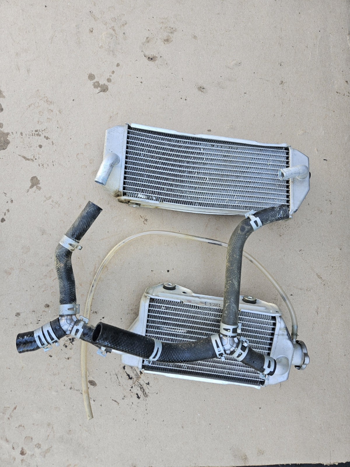 16-18 Kawasaki KX450F Radiator Set Left Right Complete Engine Cooling DMG