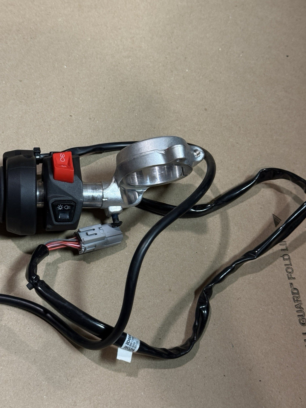 Genuine OEM Aprilia RSV4 Right Clip-On Handlebar w/ Switches Ignition 2021-2024