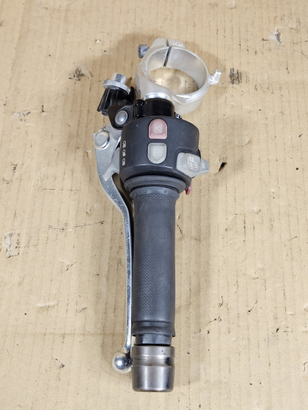 09-14 BMW S1000RR OEM Left Clip On Handlebar Clutch Lever Switch Housing Control15