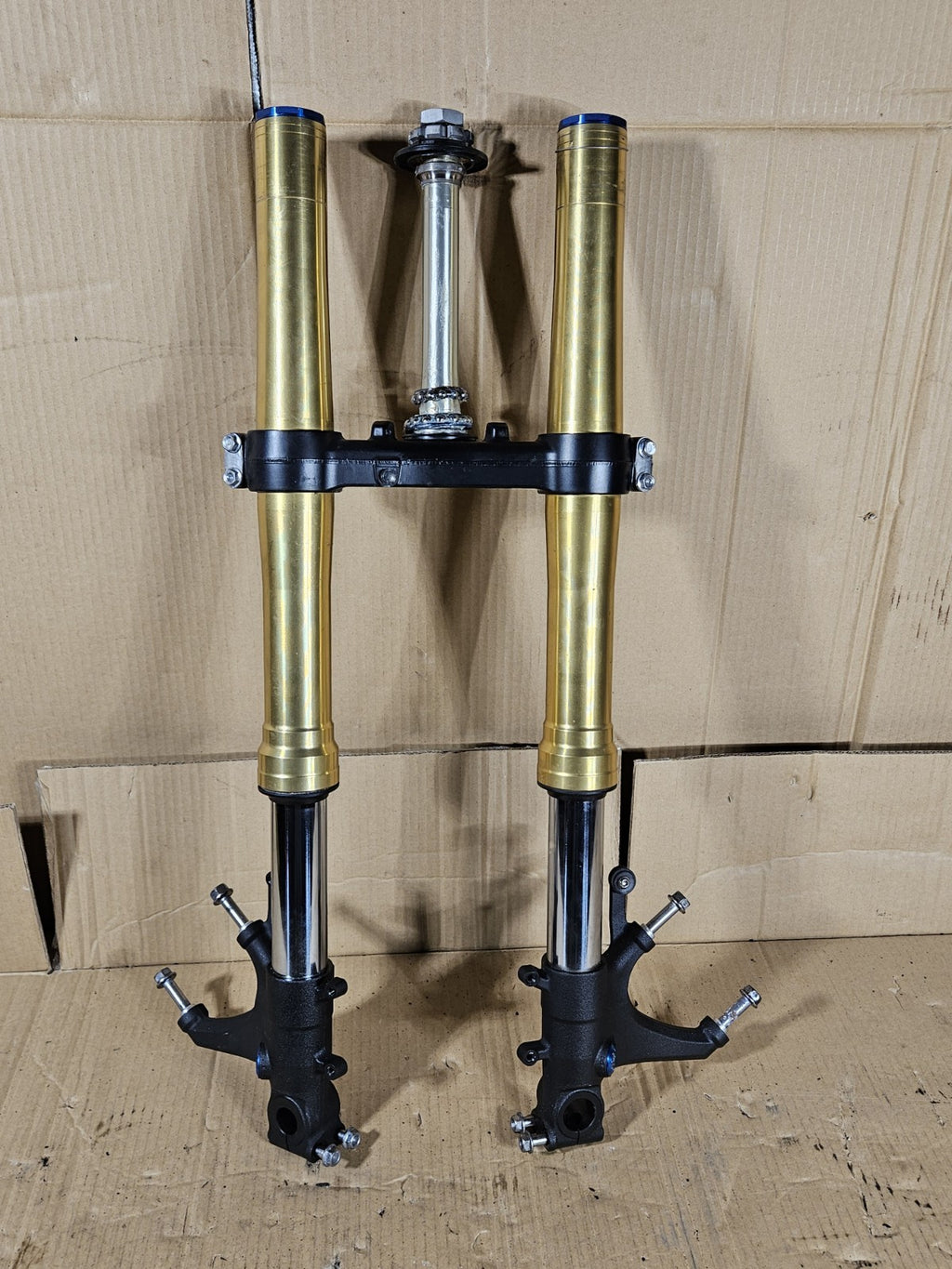 2013 Honda CBR600RR Front Forks Straight Gold Pair OEM 51410-MJC-A11 2013-20208