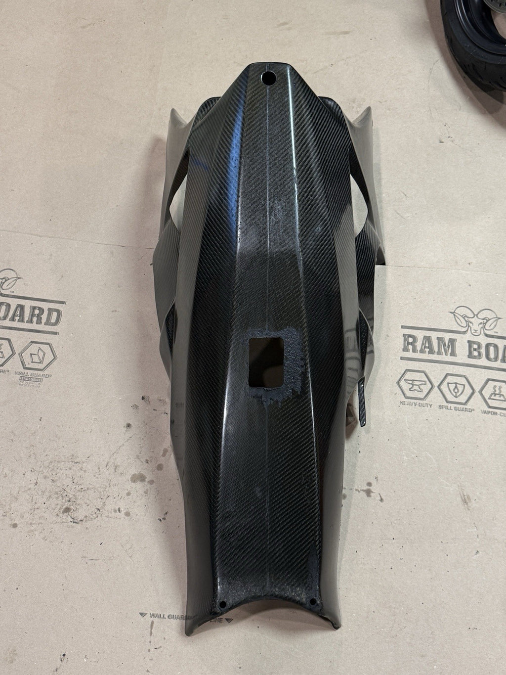 2009-2014 BMW S1000RR Carbon Fiber Race Belly Pan Lower Fairing One Piece