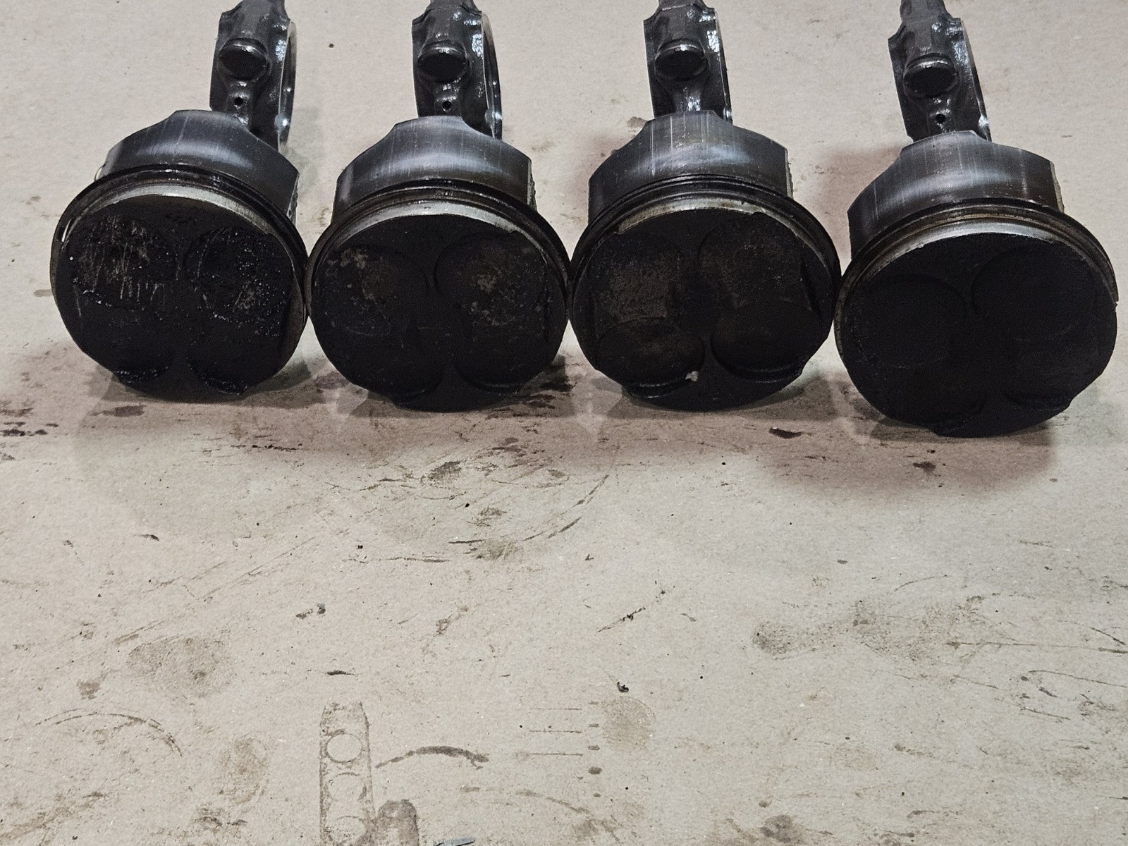 01-06 Honda CBR600F4I CBR600 F4I Engine Motor Block Pistons Connecting Rods Set
