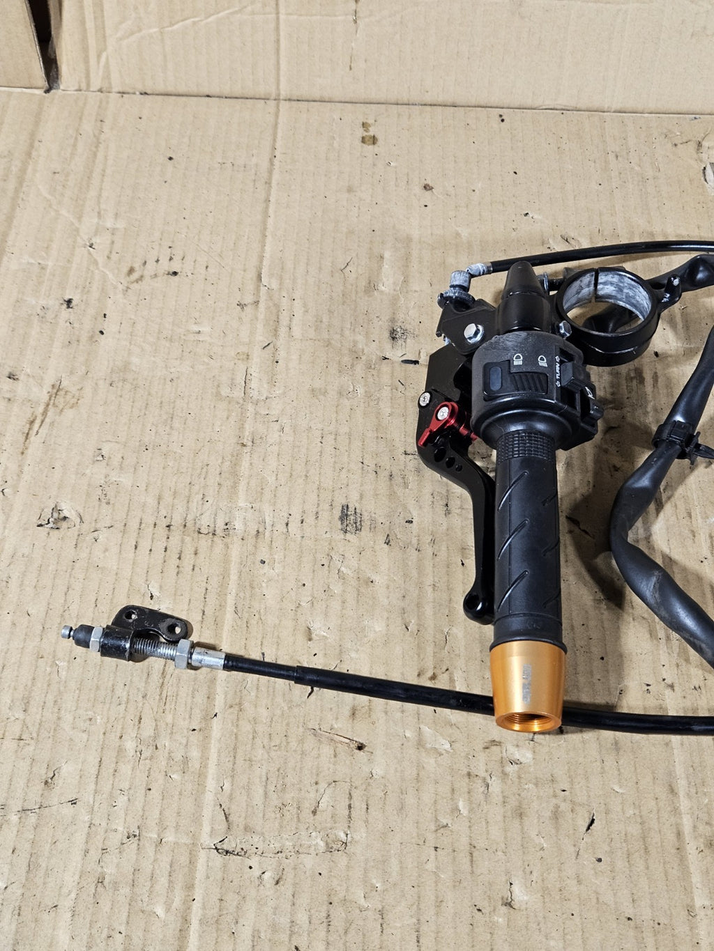 2013 Honda CBR600RR Aftermarket Complete Clutch Side Clip on Lever Headlight22