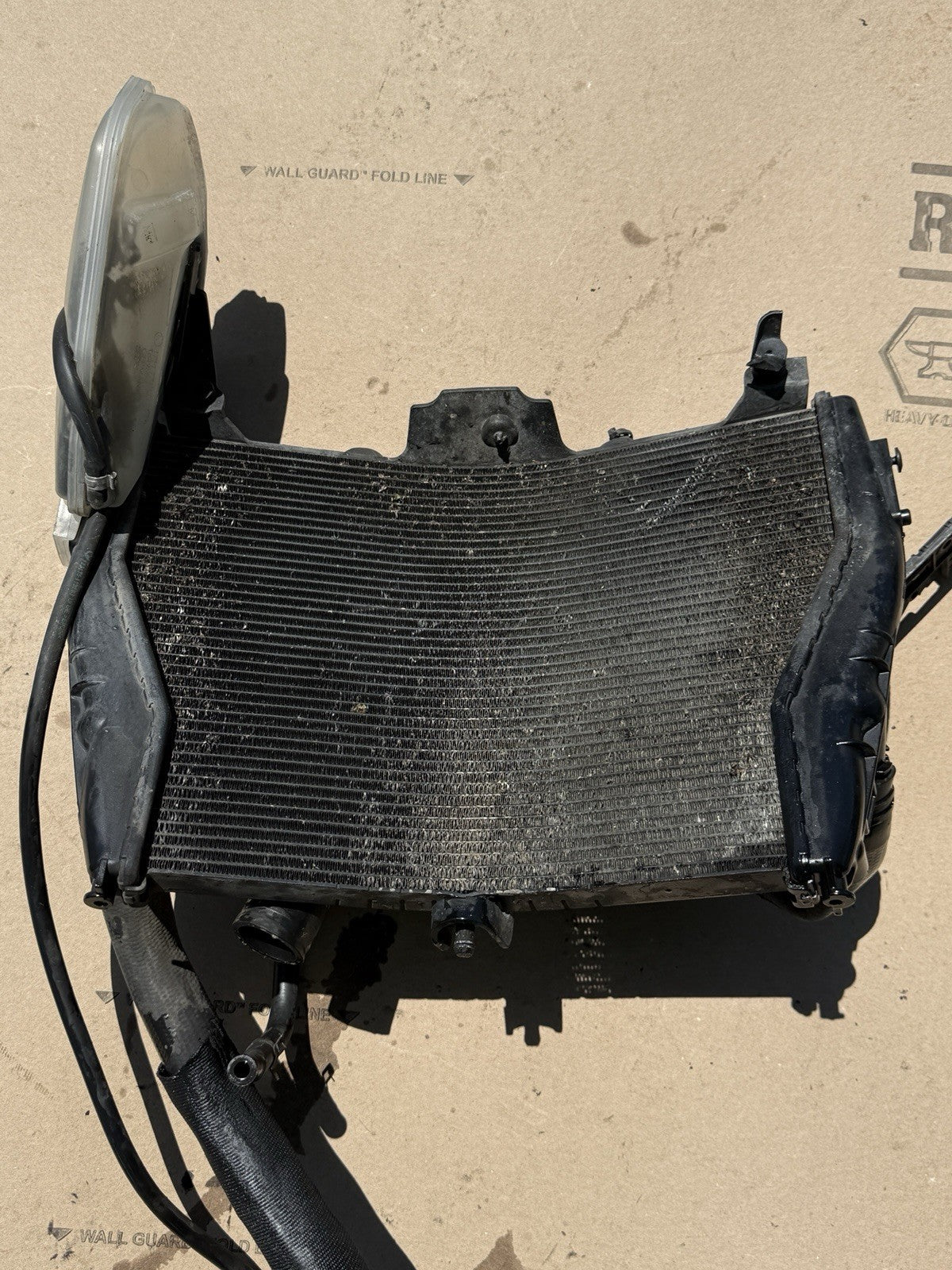 09-14 BMW S1000RR OEM ENGINE RADIATOR FANS MOTOR COOLER COOLING COOLANT HOSES