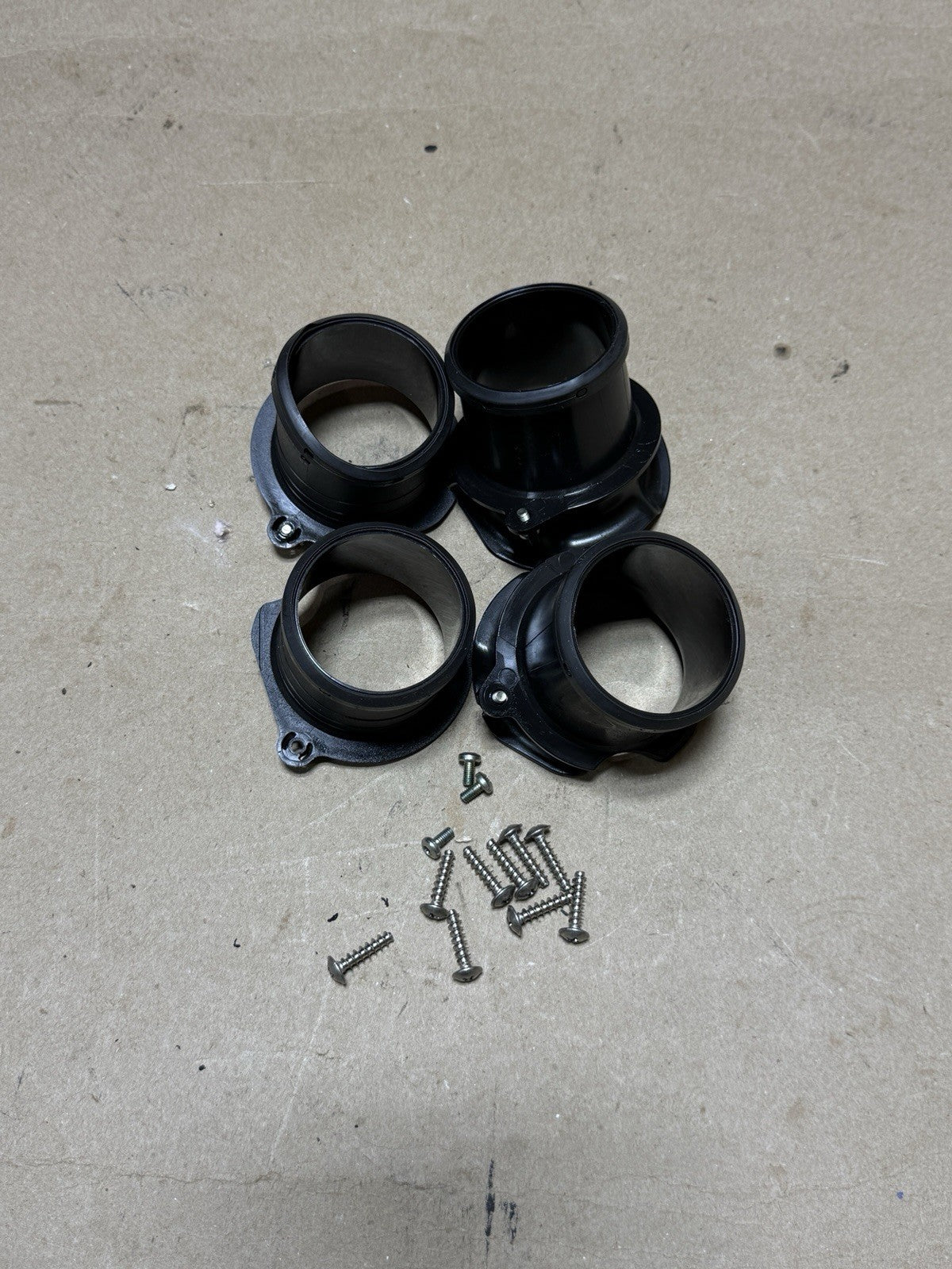 2015-2018 Aprilia RSV4 RR RF Tuono V4 OEM Airbox Intake Velocity Stacks Trumpets