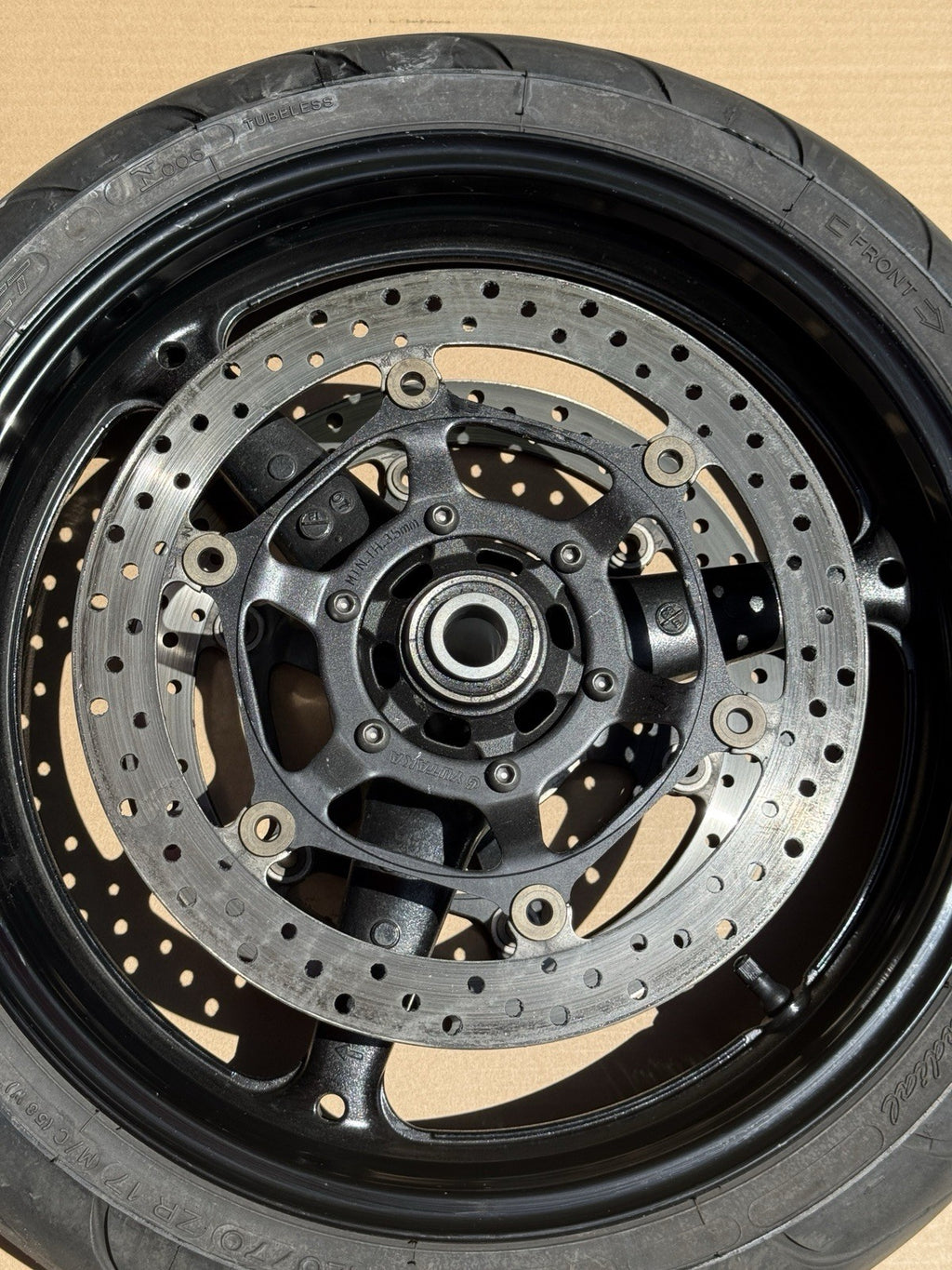 2008 Honda CBR1000RR SC59 Fireblade OEM Front Rear Wheels Rims Set 44650-MFL-30521