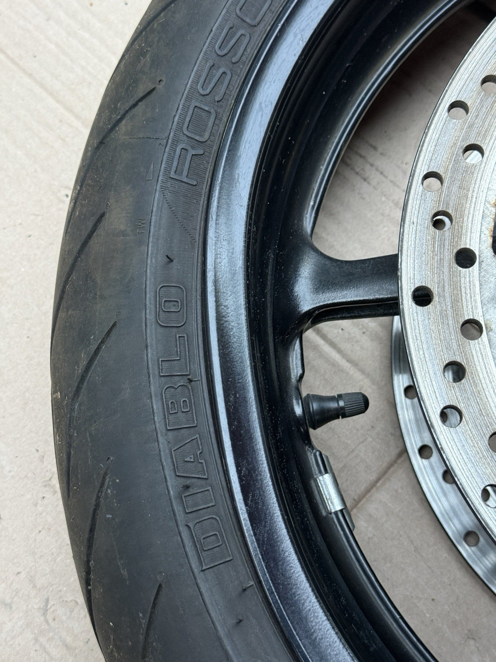 2007-2008 Yamaha YZF-R1 R1 OEM Front Wheel Rim Hub Straight 4C8 Factory13
