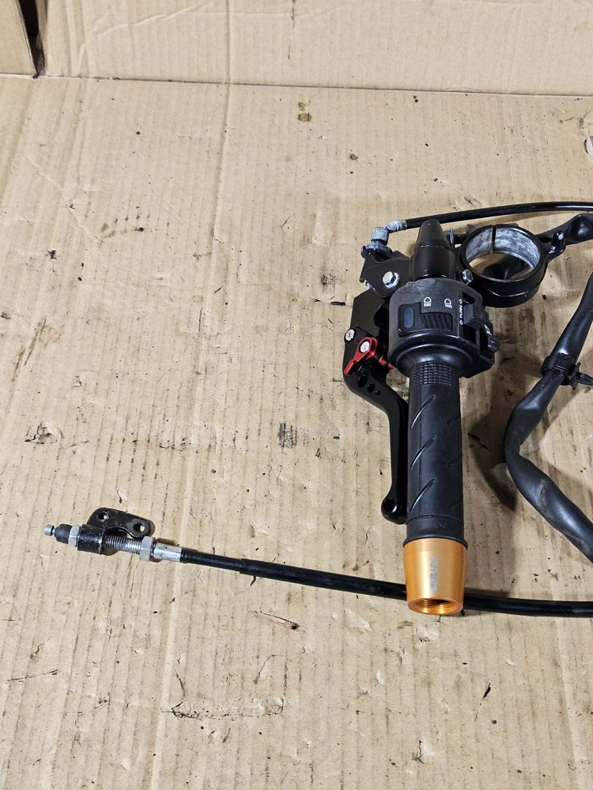 2013 Honda CBR600RR Aftermarket Complete Clutch Side Clip on Lever Headlight15