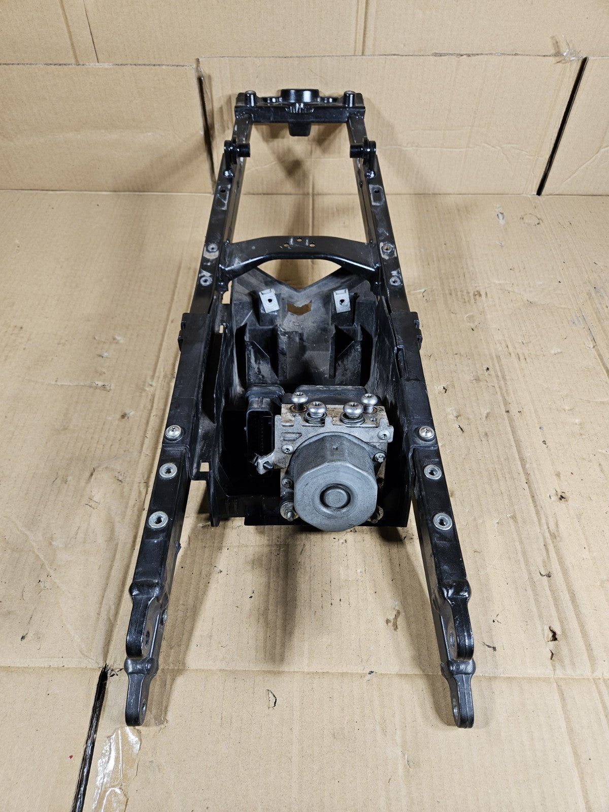 2012 BMW S1000RR OEM Rear Subframe with Battery Box Tray ABS Pump Unit Module7
