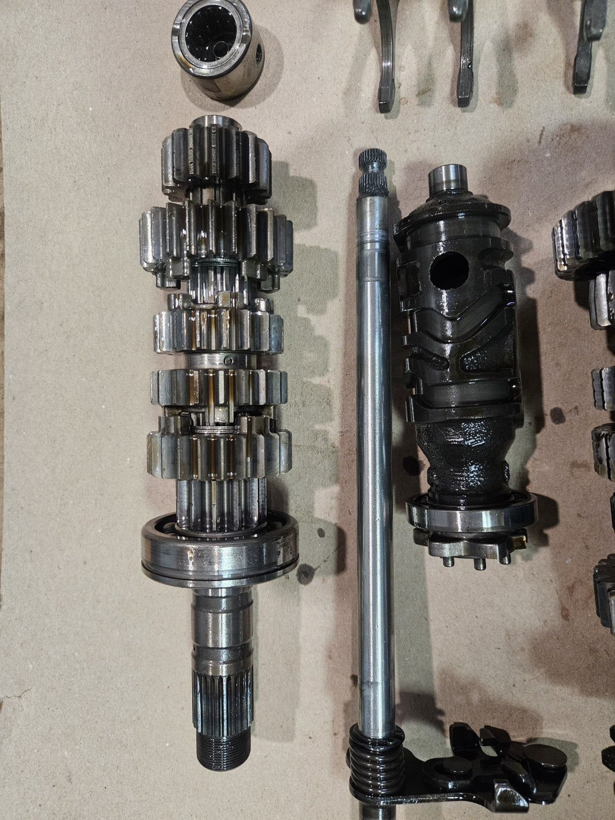 01-03 2002 Honda CBR600 F4i Transmission Gearbox Gear Shaft Fork Drum Lot OEM
