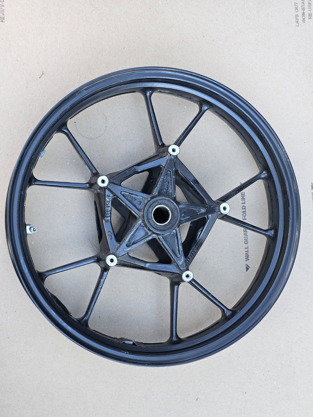 10-14 BMW S1000RR OEM Front Wheel Rim Factory Genuine Straight Clean Wheel