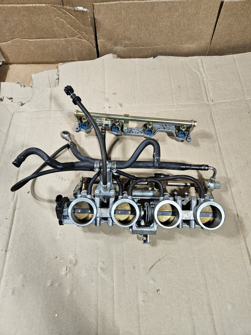 2006-2007 Honda CBR1000RR Fireblade OEM Throttle Bodies Injectors 16401-MEL-A2115