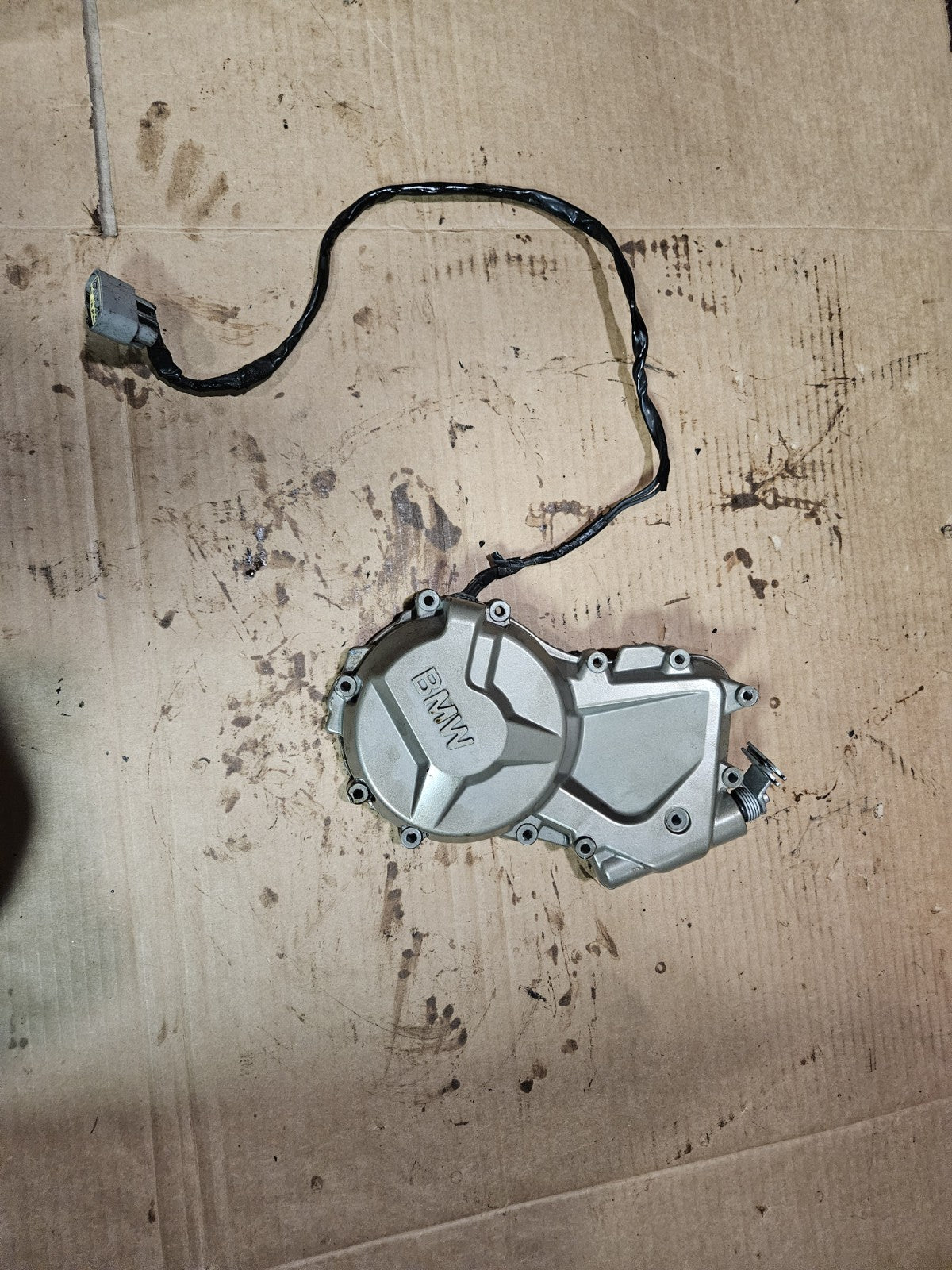 09-19 2014 BMW S1000RR OEM Engine Stator Generator Magneto Cover Left Case Cover