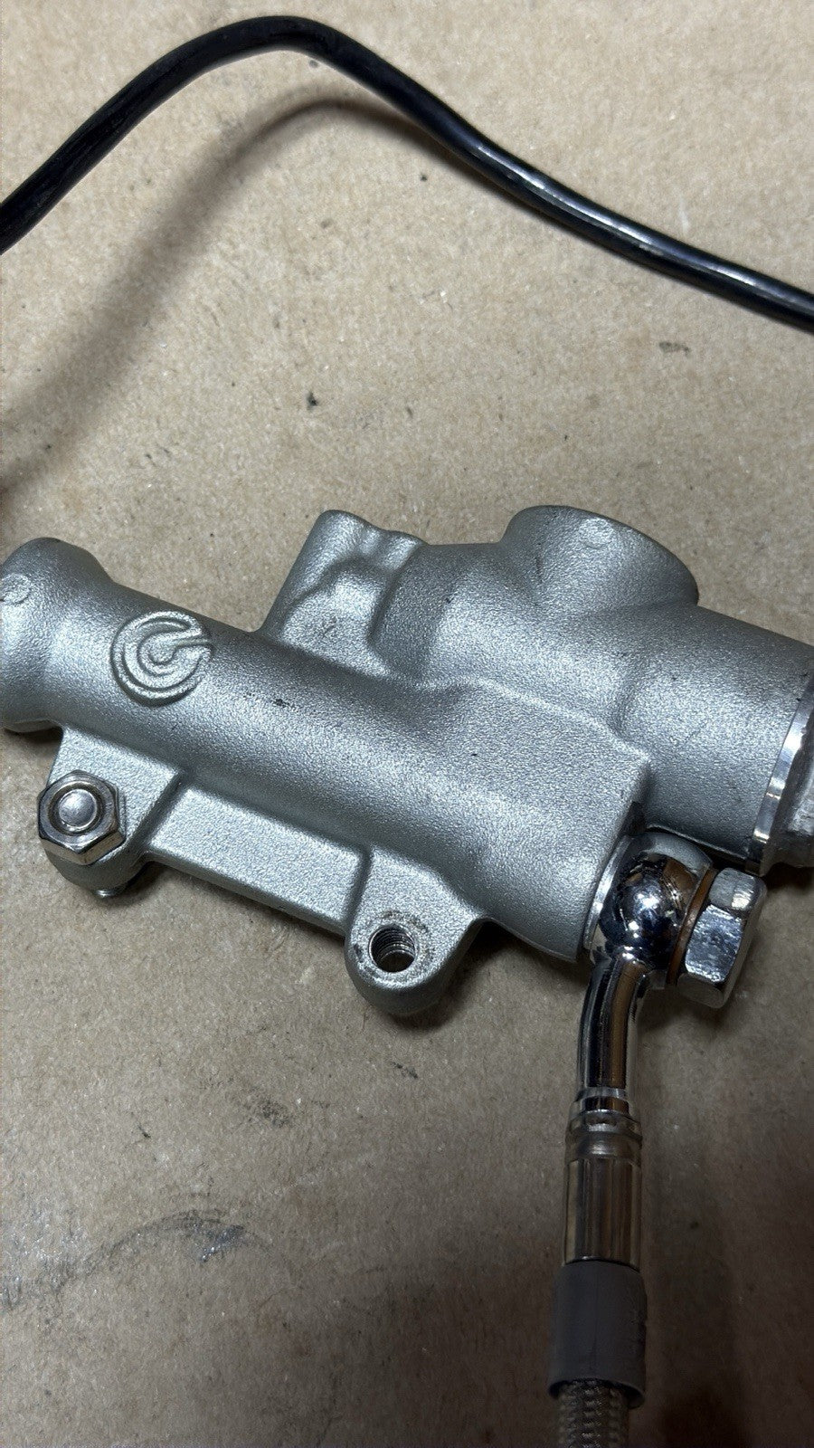 2015-2018 Aprilia RSV4 RR RF OEM Rear Brake Caliper & Master Cylinder Assembly