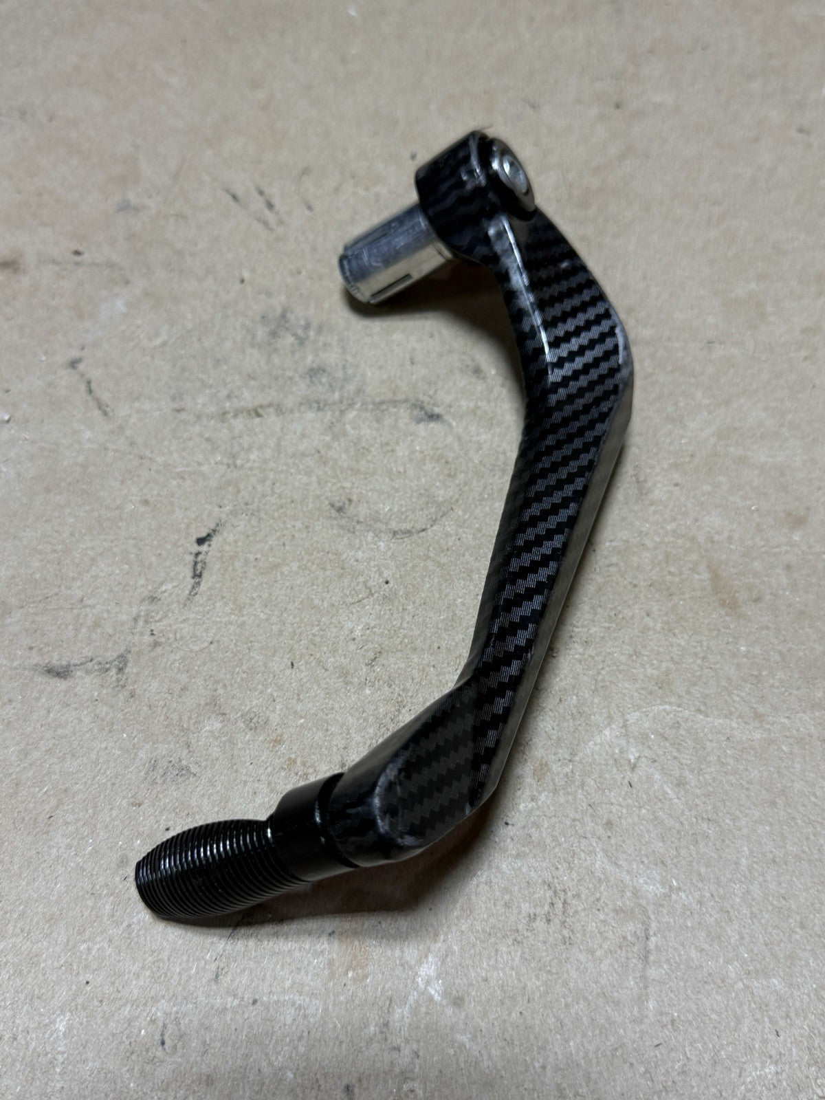 Aprilia RSV4 Handlebar protector Bar end wrap around Carbon Fiber