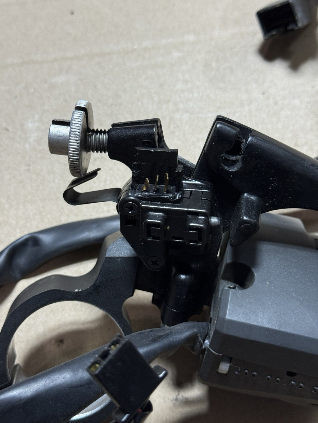 2015 13-18 NINJA ZX6R ZX636 OEM LEFT CLIP ON CLIPON HANDLEBAR W SWITCHES CLUTCH