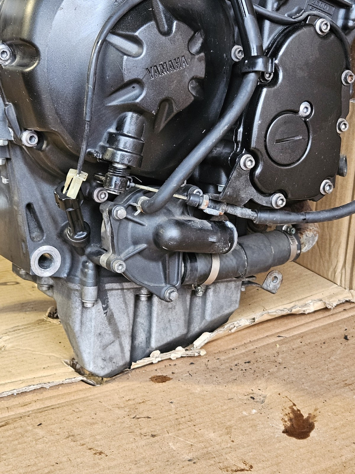 08-16 Yamaha R6 YZF-R6 YZF R6 Engine Motor READ COMPLETE ENGINE Running5