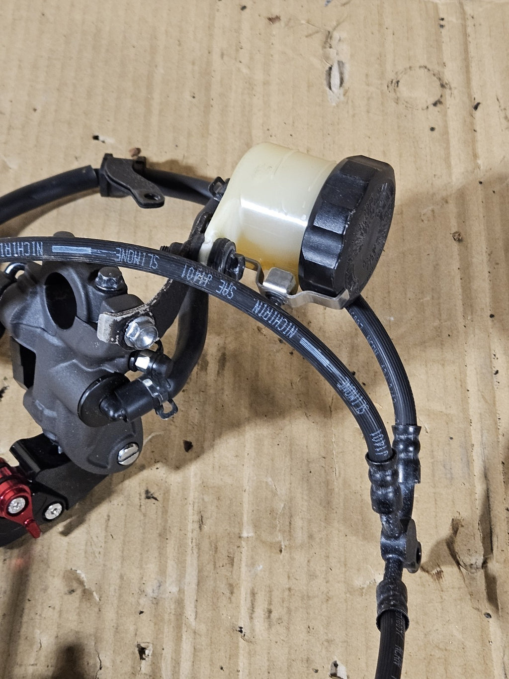  2013 Honda CBR600RR Front Brake Caliper Master Cylinder Lever Assembly Complete8