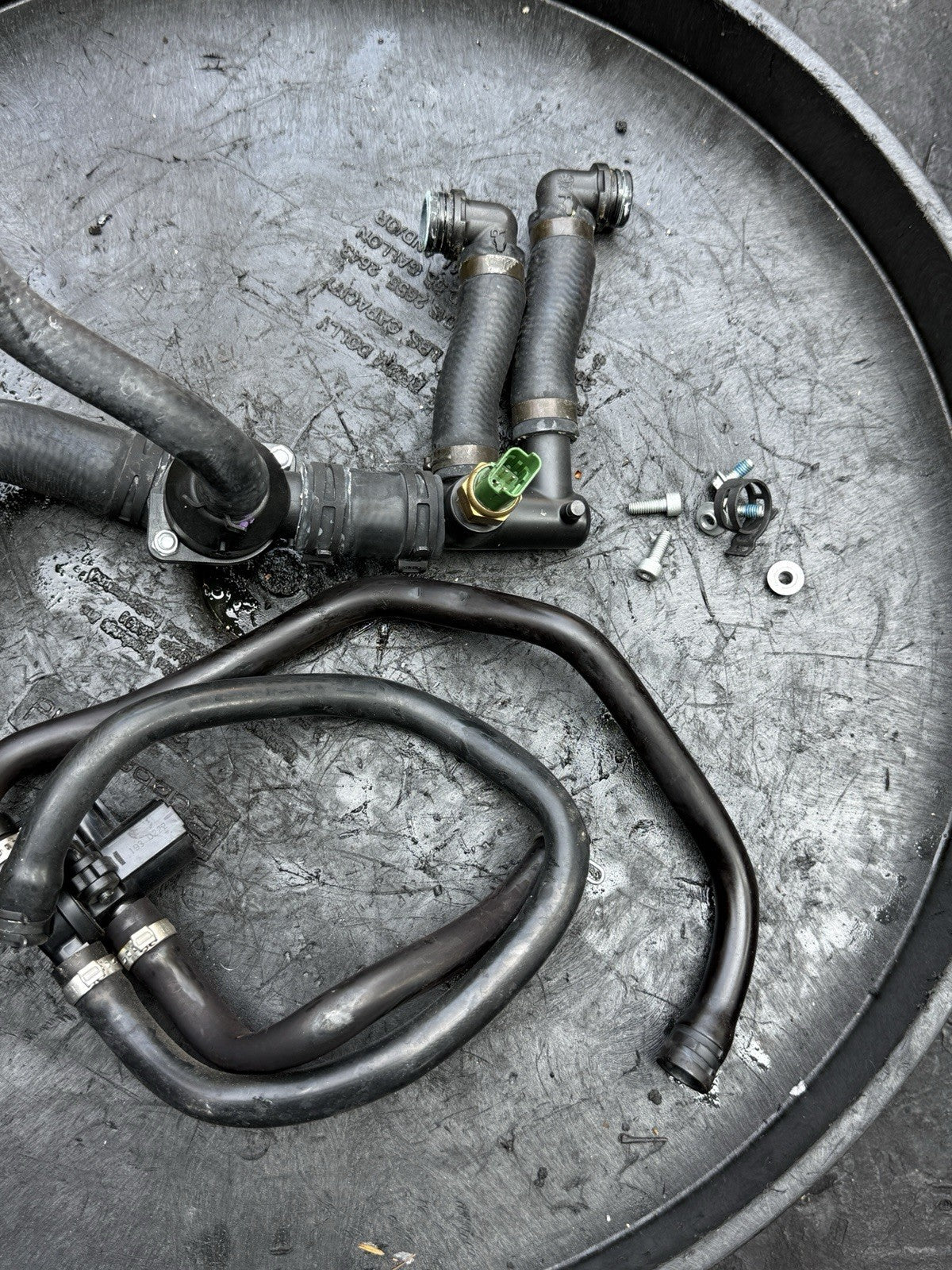 2021-2024 Aprilia RSV4 Tuono V4 OEM Radiator Coolant Hoses Thermostat Sensor Set1