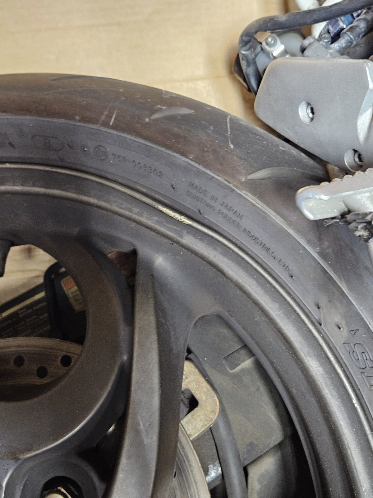 2011 Honda CB1000R OEM Rear Swingarm Suspension Complete Rear Rim