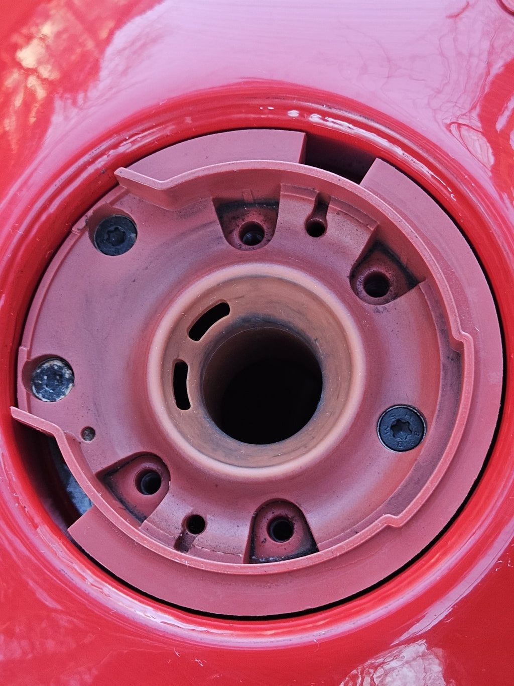 2010-2014 BMW S1000R OEM Fuel Gas Tank Red Petrol Reservoir NO DENTS
