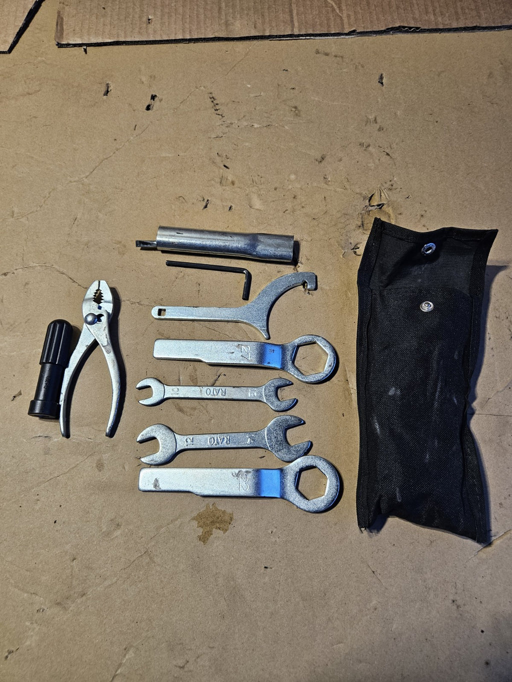 2017-2019 Kawasaki Ninja 650 EX650 OEM Tool Kit Pouch Bag Onboard Repair Set0