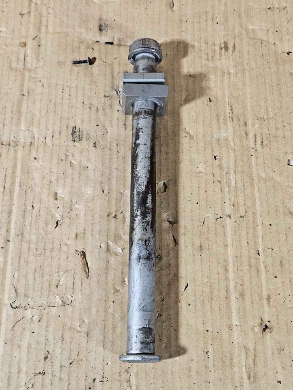  2013-2020 Honda CBR600RR Rear Axle with Chain adjuster blocks OEM Genuine4