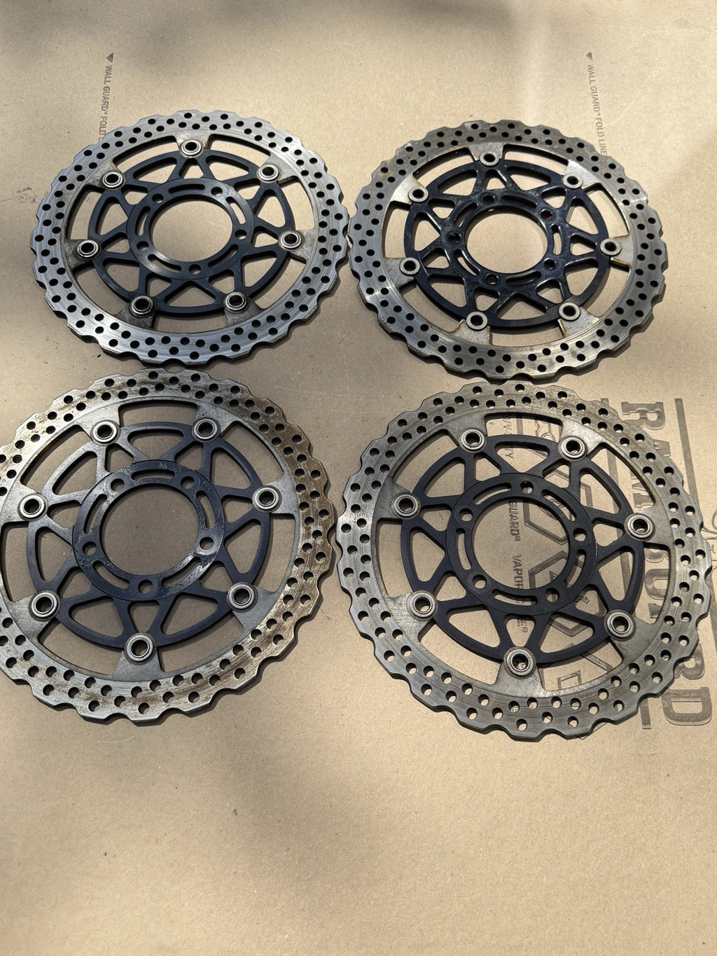 13-23 KAWASAKI NINJA ZX6R OEM FRONT LEFT RIGHT BRAKE ROTORS DISCS 4.9MM0