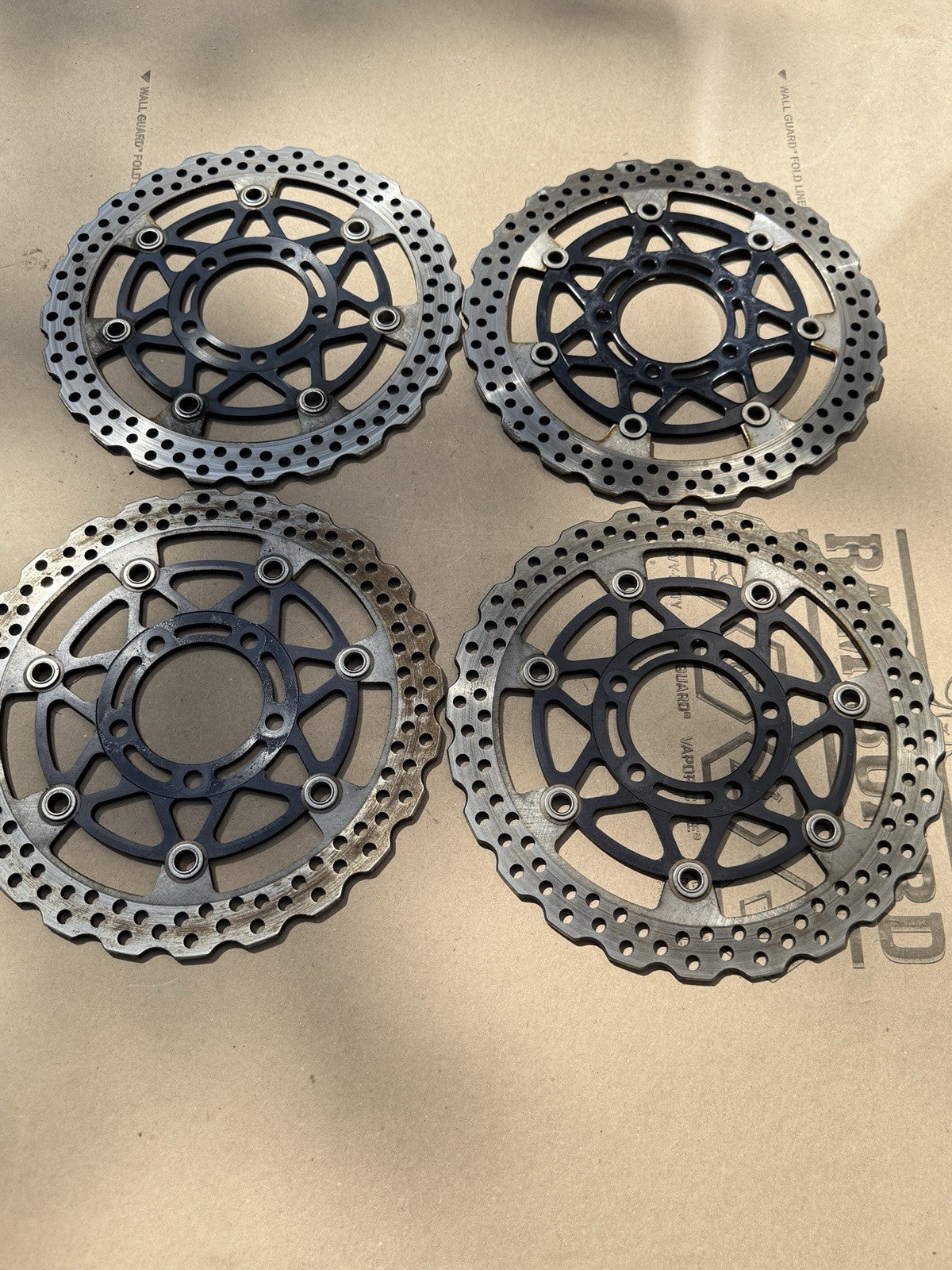 13-23 KAWASAKI NINJA ZX6R OEM FRONT LEFT RIGHT BRAKE ROTORS DISCS 4.9MM0