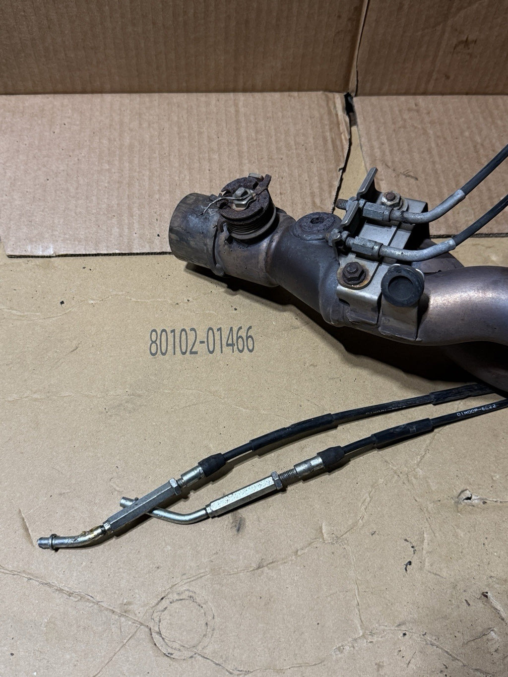 2006-2007 Suzuki GSXR600 GSX-R600 K6 K7 OEM Exhaust Header Manifold 14100-01H0012