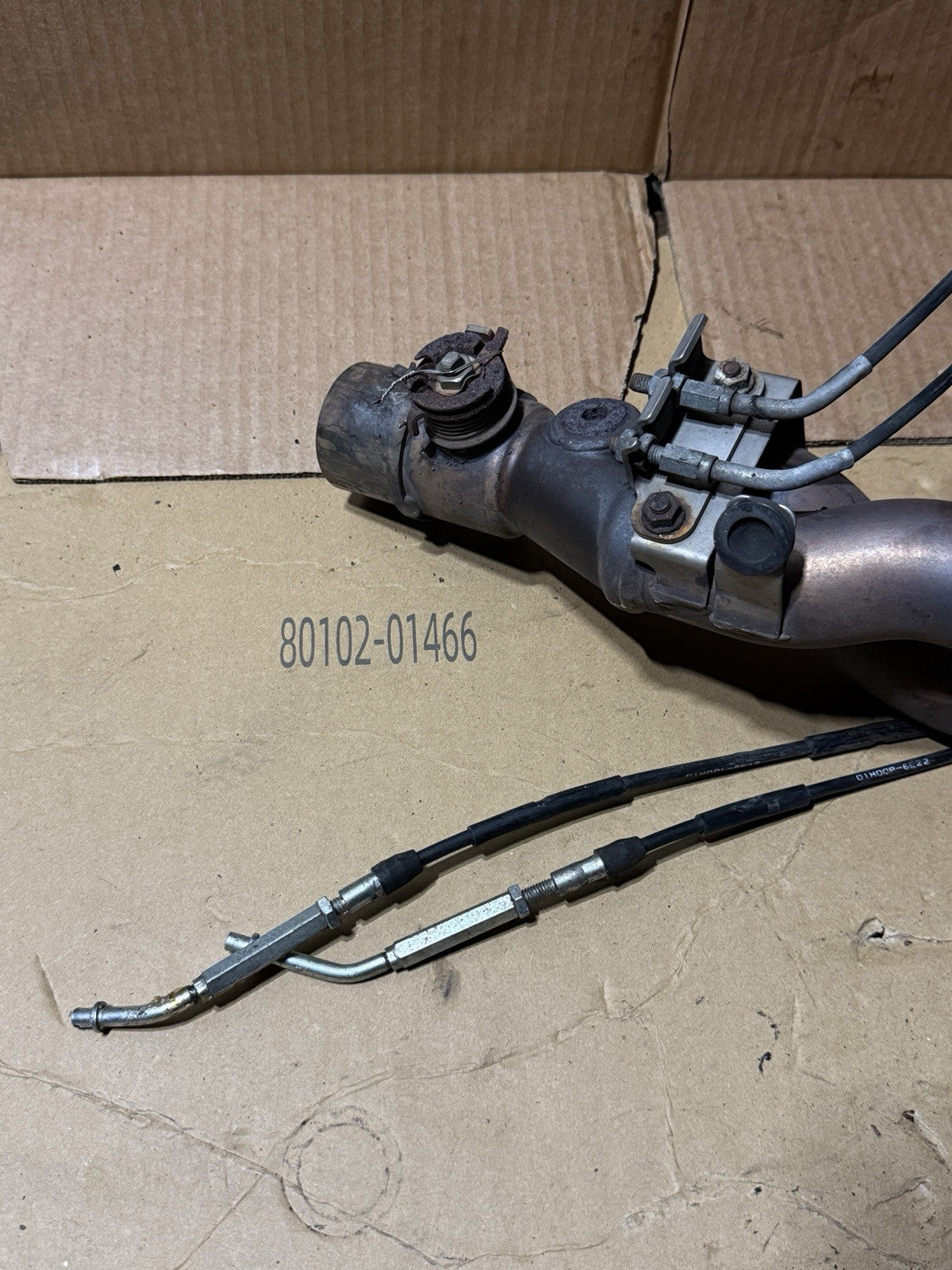 2006-2007 Suzuki GSXR600 GSX-R600 K6 K7 OEM Exhaust Header Manifold 14100-01H0012