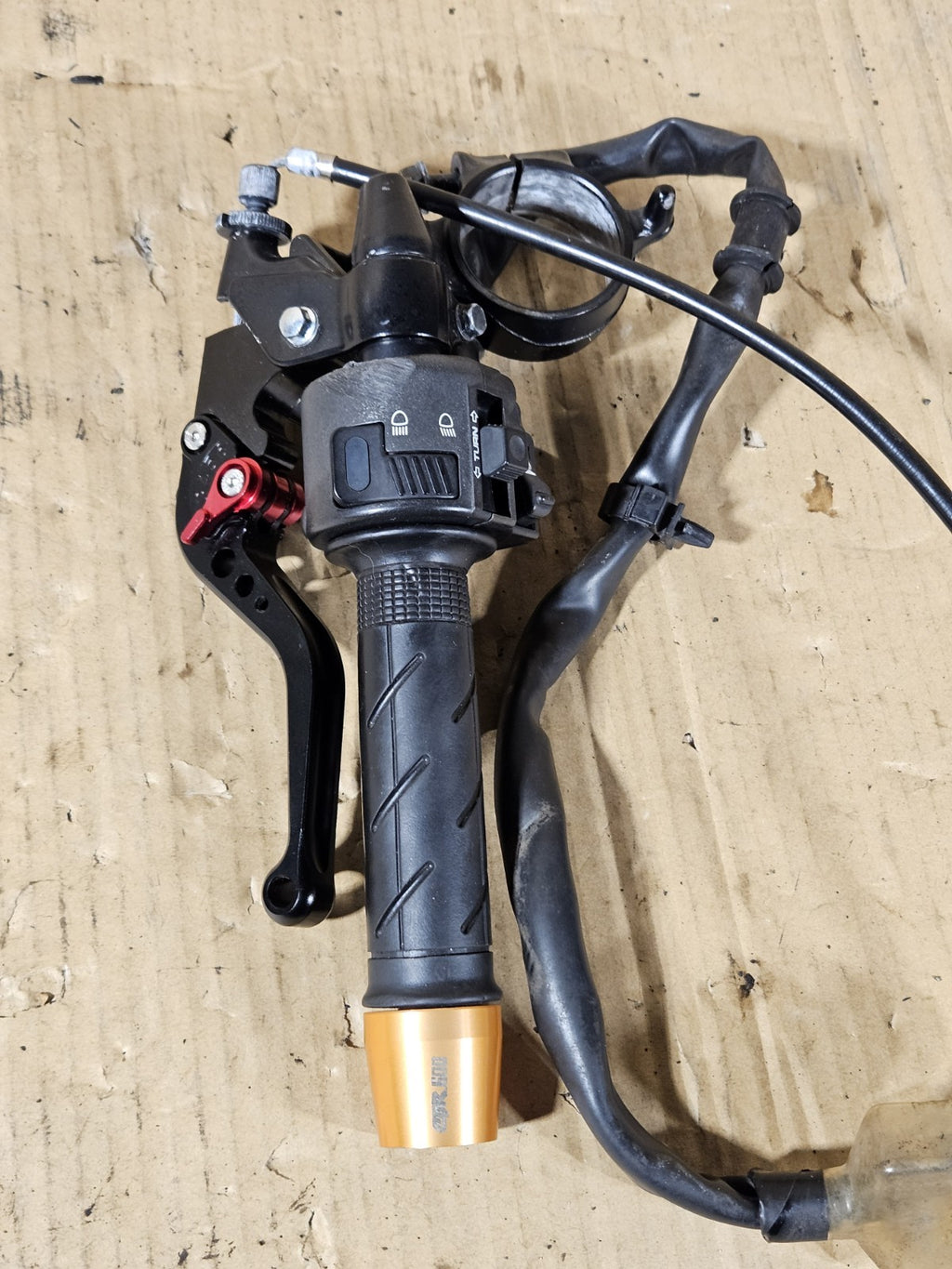 2013 Honda CBR600RR Aftermarket Complete Clutch Side Clip on Lever Headlight9