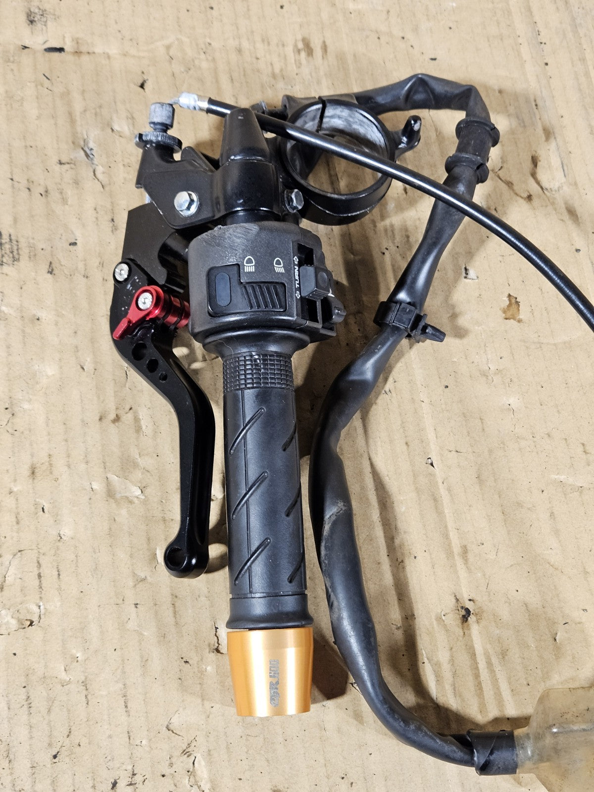 2013 Honda CBR600RR Aftermarket Complete Clutch Side Clip on Lever Headlight9