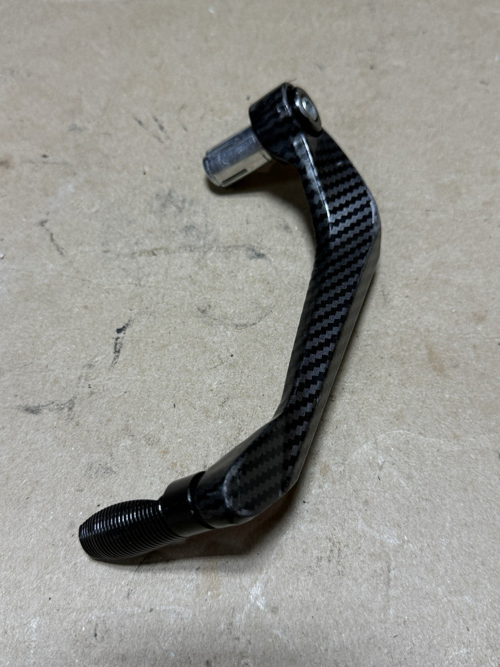 Aprilia RSV4 Handlebar protector Bar end wrap around Carbon Fiber