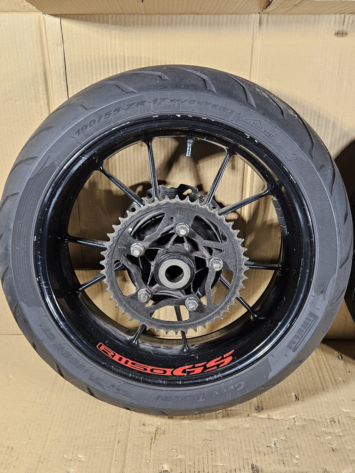 2012 BMW S1000RR OEM Front Rear Wheels Rims Set with Brake Rotors Wheel Pair2