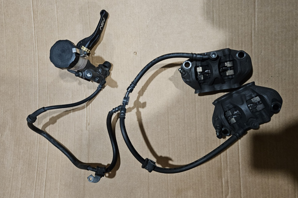 2011 Honda CB1000R OEM Front Brake Calipers Set w/ ASV Lever