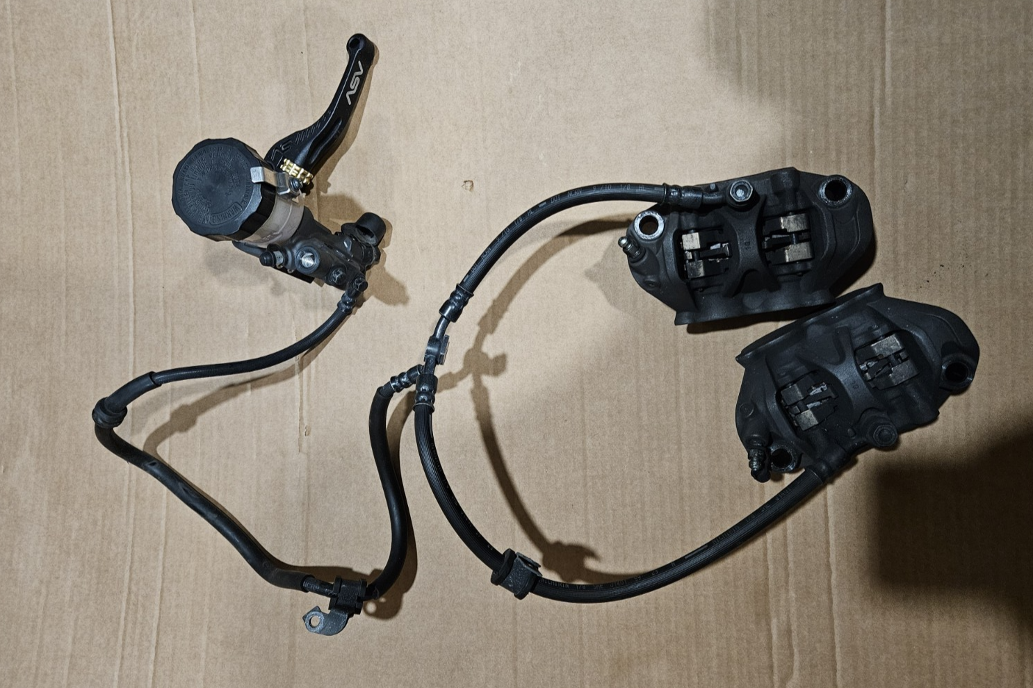 2011 Honda CB1000R OEM Front Brake Calipers Set w/ ASV Lever