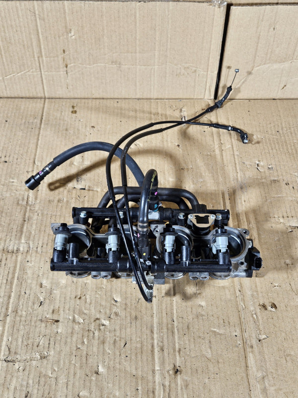 2013 Honda CBR600RR OEM Throttle Body Primary Secondary Fuel Injectors