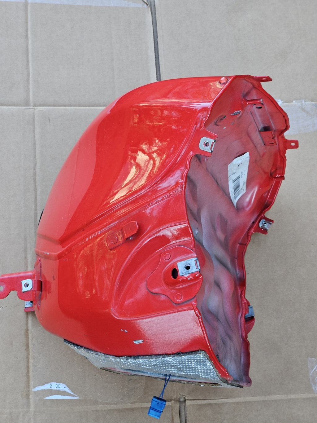 2010-2014 BMW S1000R OEM Fuel Gas Tank Red Petrol Reservoir NO DENTS