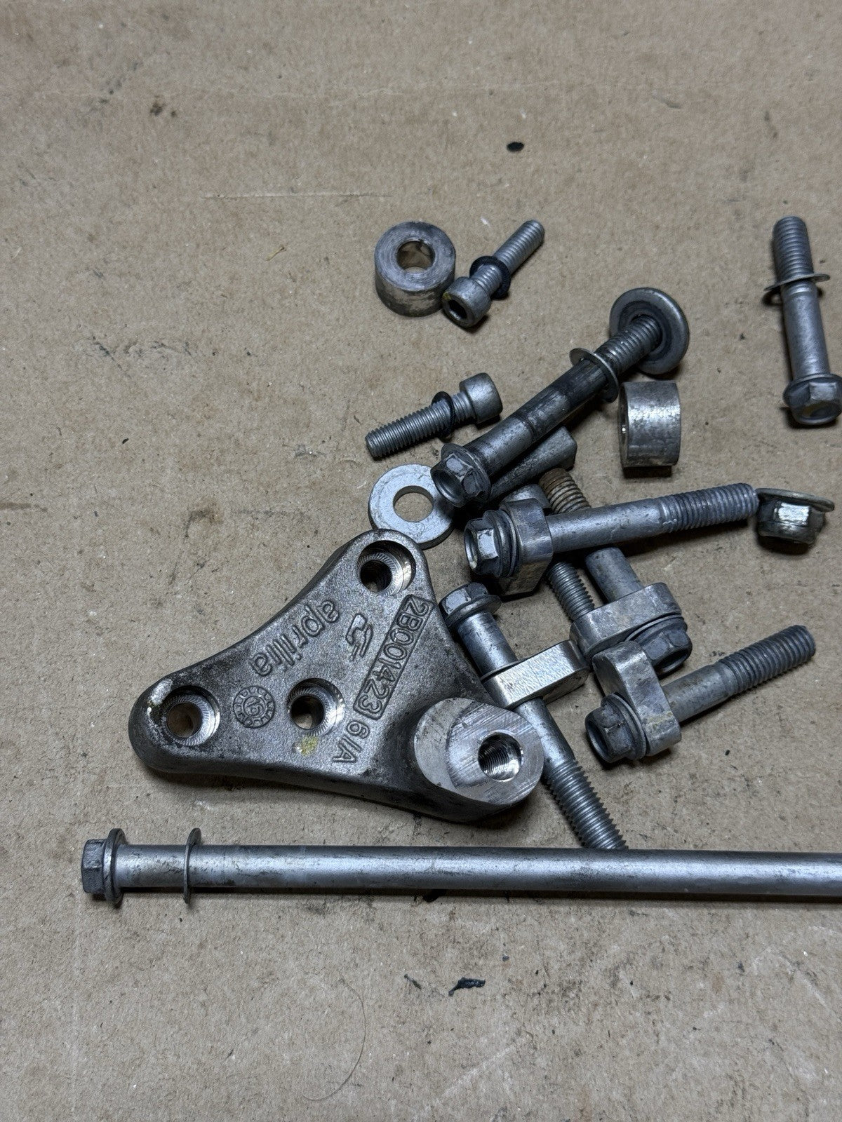15-18 Aprilia RSV4 1000 OEM Engine Frame Mount Bolts Hardware Set
