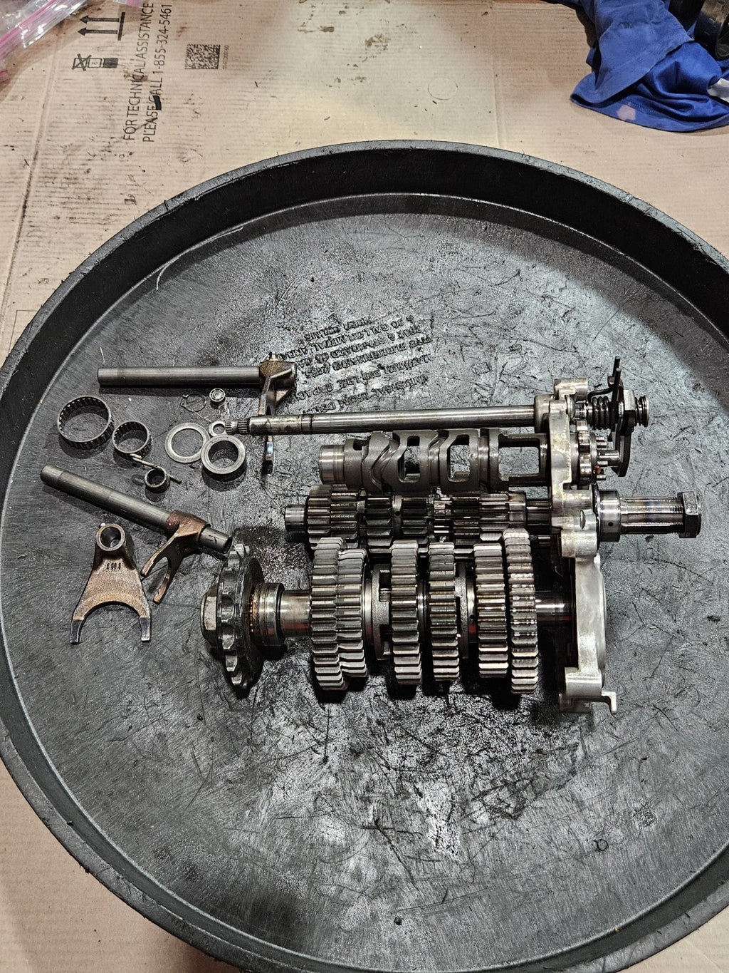 2017 17-25 SUZUKI GSXR 1000 COMPLETE TRANSMISSION GEARS TRANY FORKS OEM0