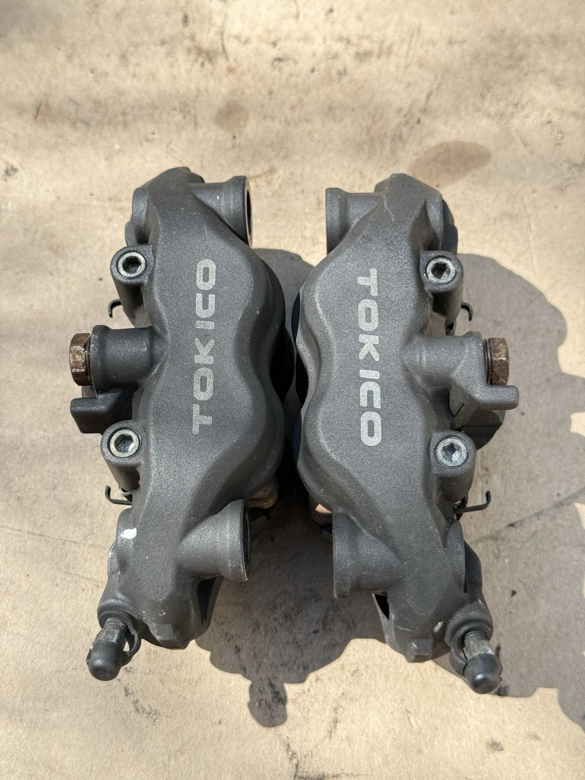 2006-2007 Honda CBR600RR OEM Front Brake Caliper Set Left Right Pair