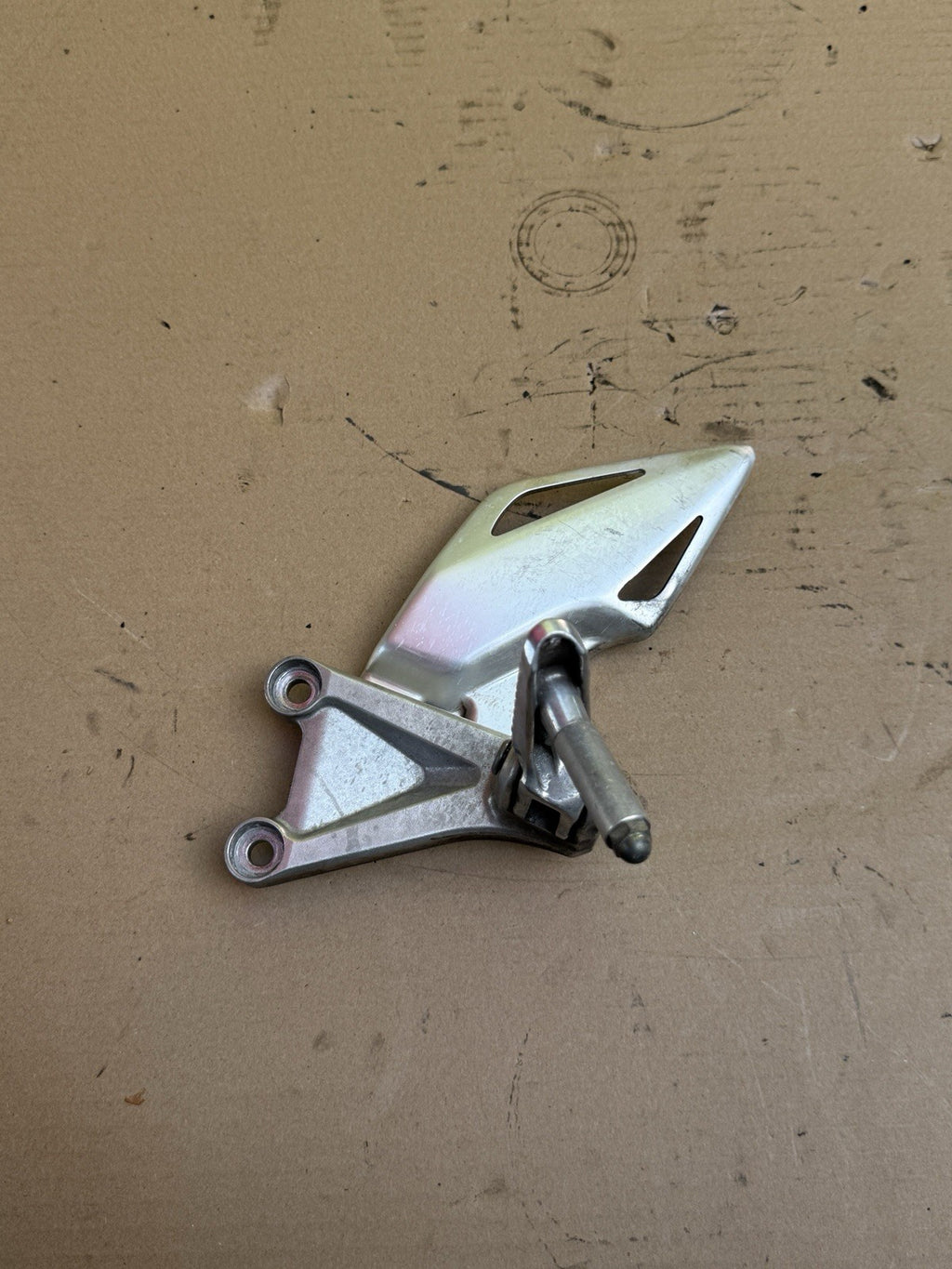 2008-2009 Honda CBR1000RR OEM Left Rearset Foot Peg Bracket Holder 50700-MFL-0001